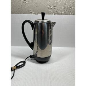 Vintage Farberware SuperFast 12-Cup‎ Automatic Percolator Coffee Pot Model 142RS